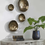Lucky Coins Metal Wall Decor S/4